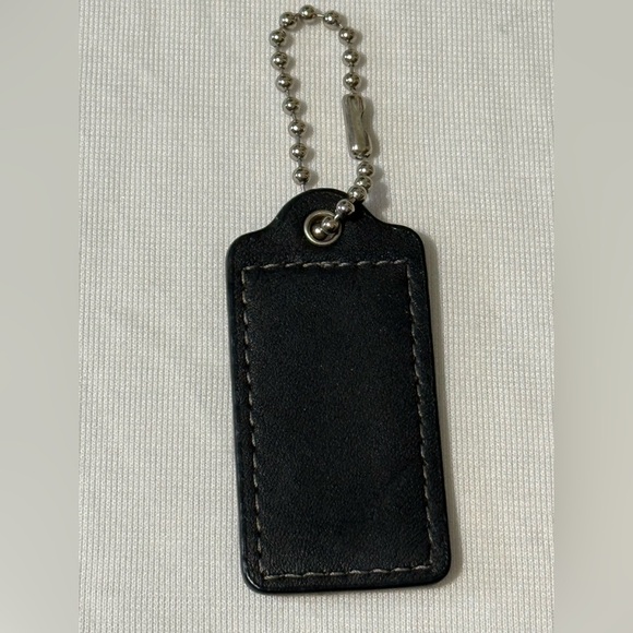 Coach Black Patent Leather Hang Tag/Keychain Accessory - Picture 2 of 3